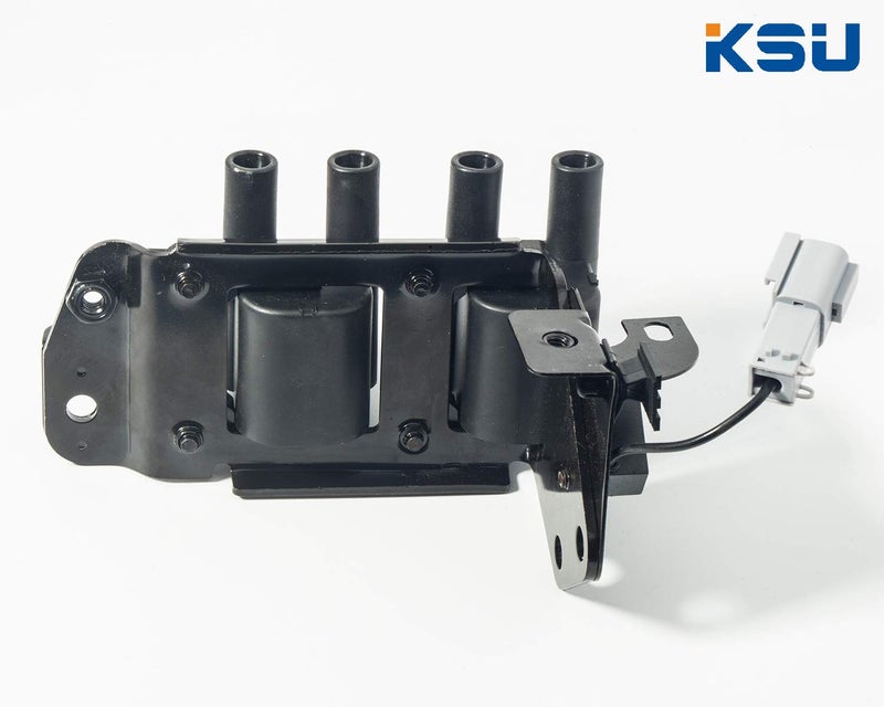 KSU حزمة ملف الإشعال KSU متوافقة مع هيونداي أكسنت 1.6L L4 2001 2002 2003 2004 2005 تستبدل 27301-26600، 2730126600، GN10413 48923 96486 UF424 5C1386 2736626600 2436626602 - Image 2