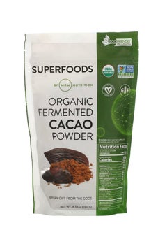 MRM Nutrition Organic Fermented Cacao Powder 8.5 oz (240 g)  - Image 1