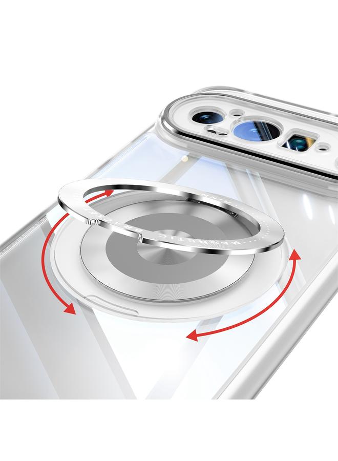 S-TOP Case For Google Pixel 9 Pro XL 360 Holder Magsafe Acrylic Hybrid TPU Phone Case - Image 3