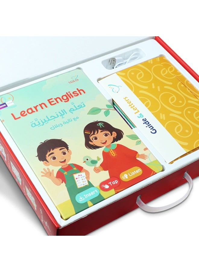 جهاز تعلّم اللغة الإنجليزية للأطفال مع بطاقات تفاعلية وصوتيات – تعليم الحروف والكلمات والنطق - Image 2