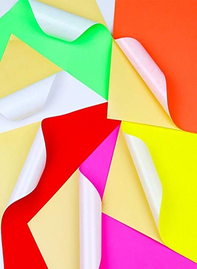 True-Ally 30 A4 Sheets Neon Fluorescent Orange Colour Laser Inkjet Printable Self Adhesive Sticky Sticker Craft Labels paper (Orange) (pack of 30 sheets) - Image 4