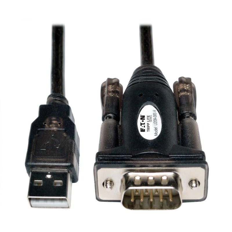 تريب لايت كابل محول من USB إلى تسلسلي بطول 5 أقدام (من USB-A إلى DB9 ذكر/ذكر) (U209-000-R) - Image 1