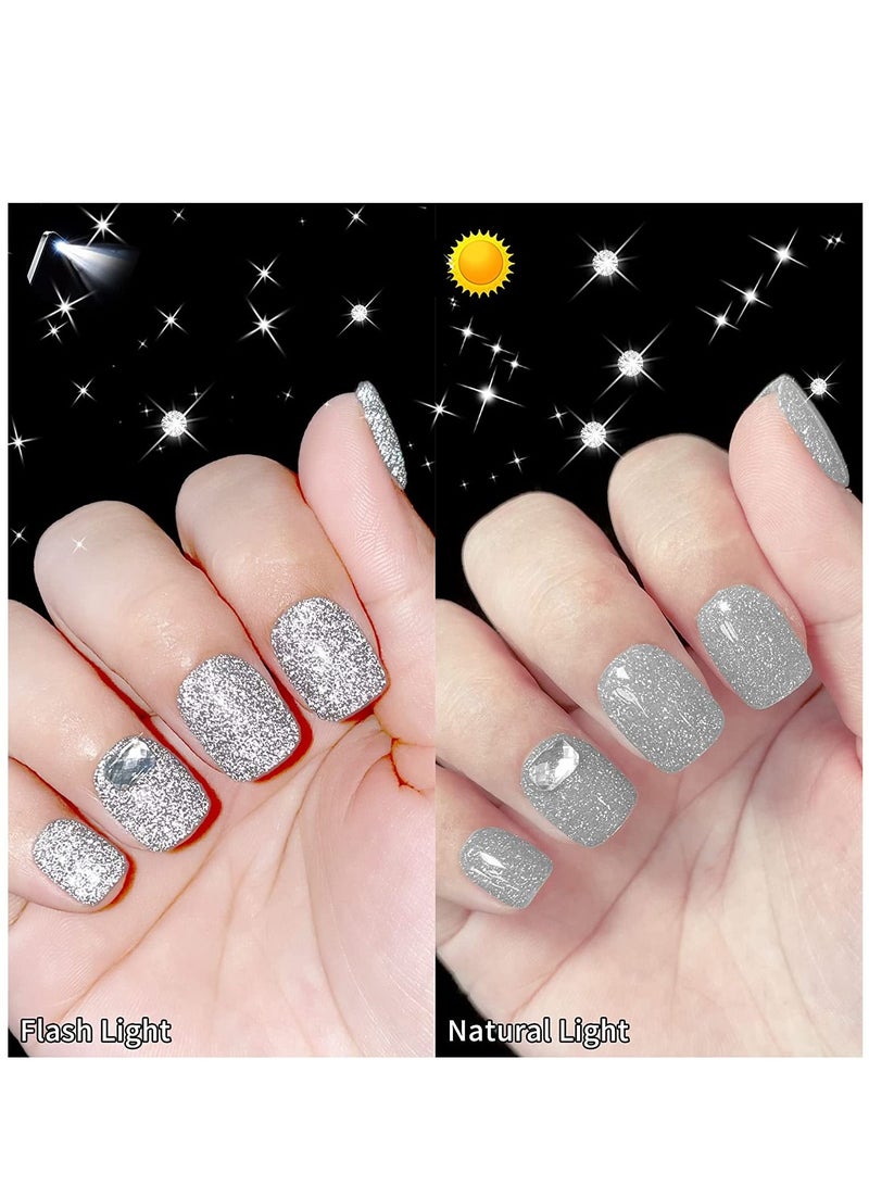 MissTiara مجموعة طلاء أظافر جل لامعة بالأشعة فوق البنفسجية وLED مكونة من 6 قطع - Image 5