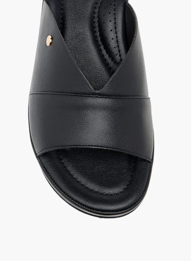 Flora Bella By Shoexpress Women Solid Open Toe Slip-On Sandals