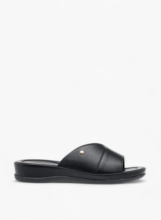 Flora Bella By Shoexpress Women Solid Open Toe Slip-On Sandals