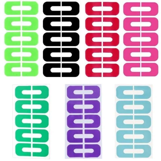 Generic Nail Polish Protector 1 Sheets 10 Piece Disposable Peel Off Sticker UShape Spill Proof Stickers Manicure Protector Tape for Nail Art Painting Strips Pack of 2 - Image 1