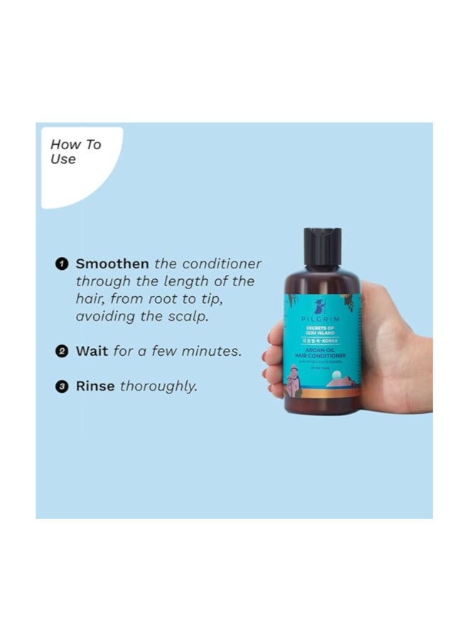 PILGRIM Argan Oil Hair Conditioner with White Lotus and Camellia 200ml  - Image 5