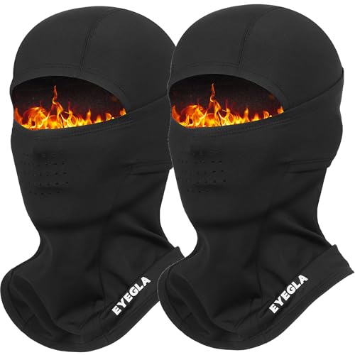Eyegla 2 Pieces Balaclava Ski Mask for Men Cold Weather,Winter Thermal Breathable Face Mask for Snowboard Motorcycle Cycling - Image 1