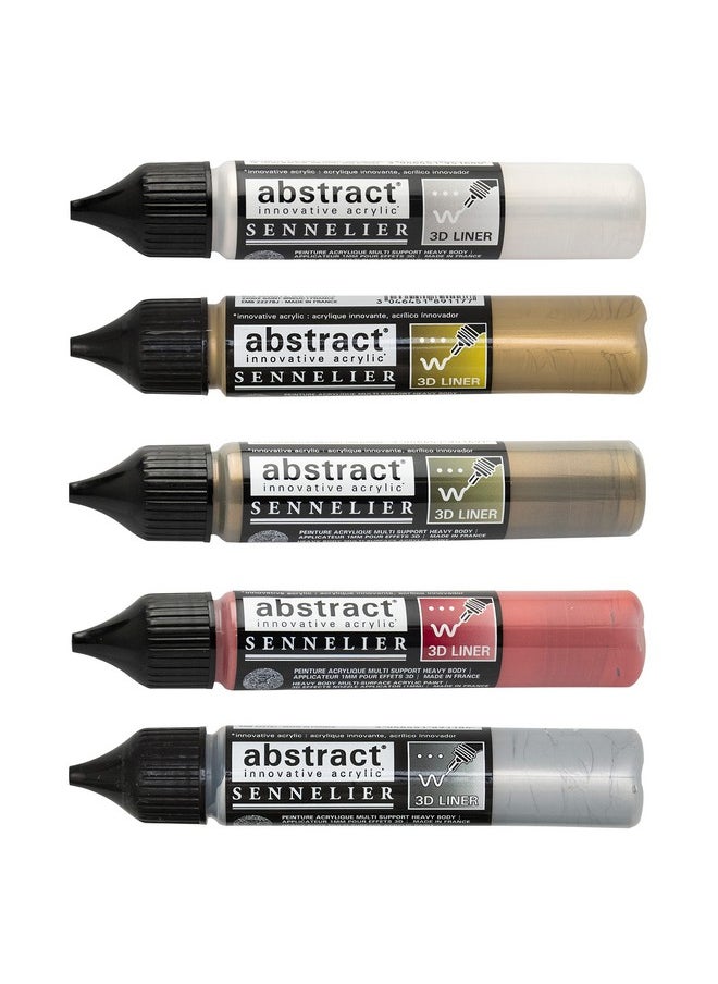 SENNELIER Abstract Liner Set Of 5 Metallic Small  - Image 3