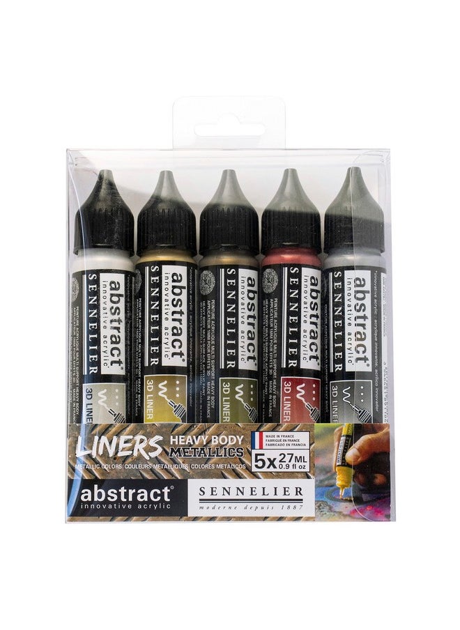 SENNELIER Abstract Liner Set Of 5 Metallic Small  - Image 2