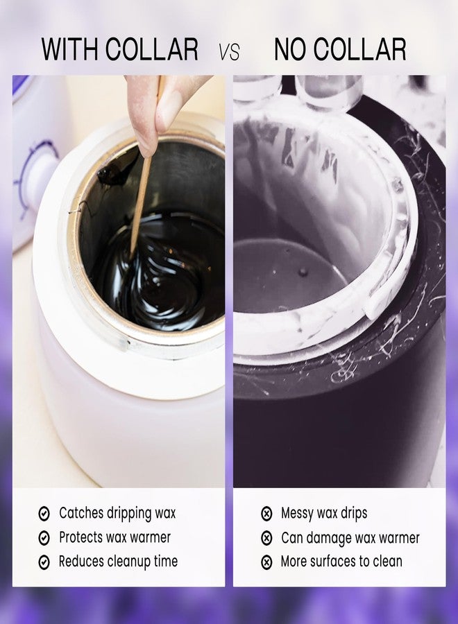 Beauticom (100 Pieces) Wax Warmer Universal Protective Collars Ring for 14oz Wax Can - Image 4