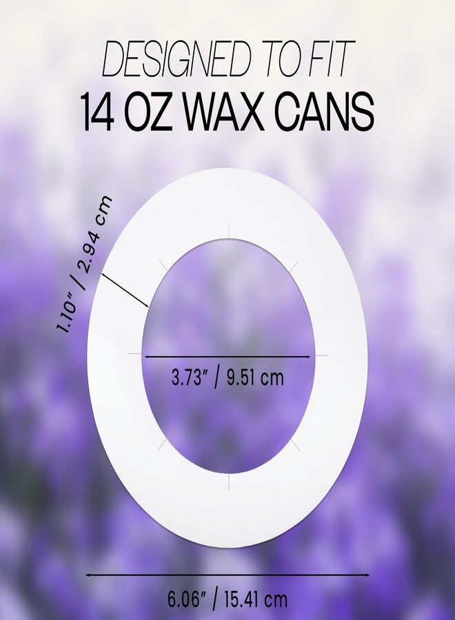 Beauticom (100 Pieces) Wax Warmer Universal Protective Collars Ring for 14oz Wax Can - Image 3