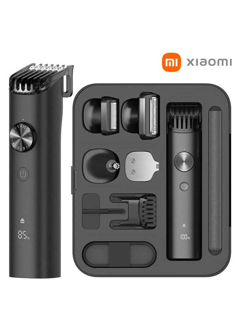 Xiaomi Mİ Trimmer for men Grooming Kit Pro Hair 8 in 1 , Body All in One Professional Styling Trimmer, Body Groomer, Nose & Ear Hair Trimming, Hair Clippers, Beard Combs, Quick Charge & 90 Mins Run Time - Image 2