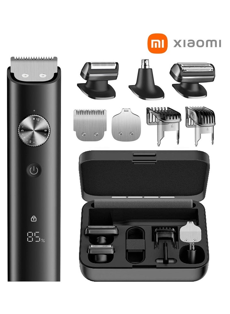 Xiaomi Mİ Trimmer for men Grooming Kit Pro Hair 8 in 1 , Body All in One Professional Styling Trimmer, Body Groomer, Nose & Ear Hair Trimming, Hair Clippers, Beard Combs, Quick Charge & 90 Mins Run Time - Image 1