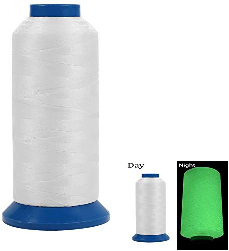 TcJ-Chen 3000Yards / 2700M Glow in The Dark Embroidery Thread (White) - Image 5
