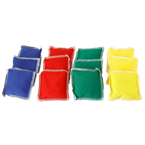 GSi Mini Toy Bean Bags Used for Physical Education Outdoor Hand toss Games Fun Activities Equipment for Kids Made of Premium Cotton Fabric with Superior overlock Stitching Pack of 12 - Image 5