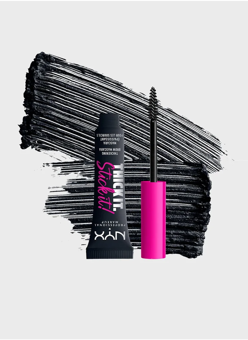 NYX PROFESSIONAL MAKEUP Thick It Stick It Brow Mascara Black