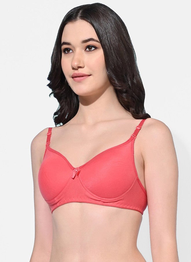 FIMS Pack Of 3 Full Coverage Lightly Padded Everyday Bras With All Day Comfort - Image 5