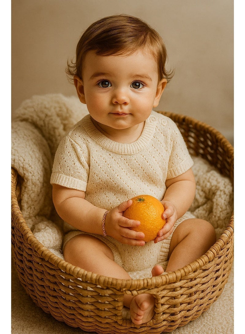 Oceakids Pointelle Knit Bodysuit - Image 1