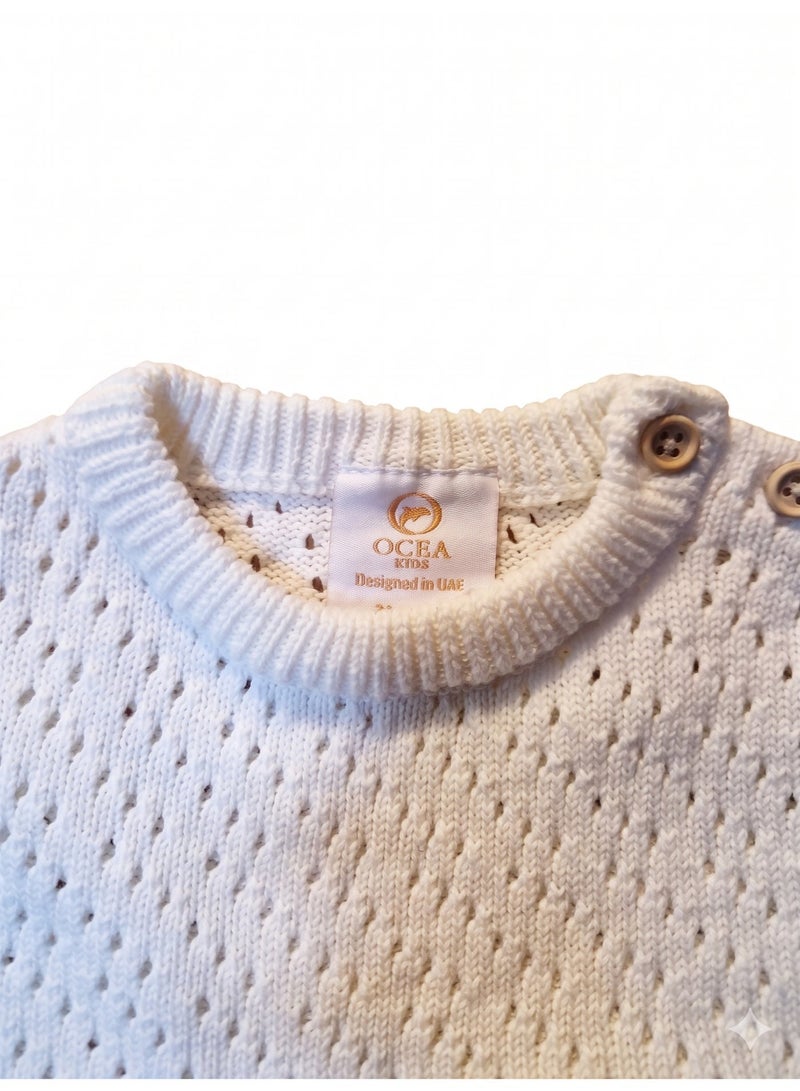 Oceakids Pointelle Knit Bodysuit - Image 4