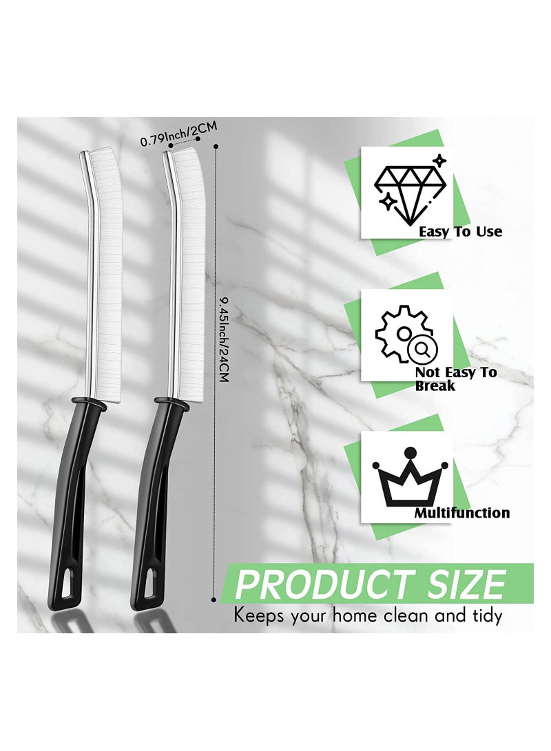 SYOSI 4 Pcs Grout Cleaner Scrub Brush Deep Tile Joints Grout Brush for Cleaning Showers Bathtubs Kitchens Bathroom Floor Nylon Bristle Multi Surface Around Scrubber Household Cleaning Tool - Image 2