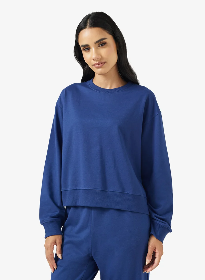 Ginger Basics Crew Neck Sweatshirt & Sweatpant Set