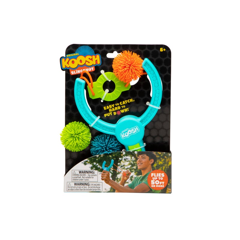 Koosh Slingshot Kids Games Outdoor Games for Adults and Family Beach Toys Fidget Toys for Kids 3 Mini Balls Included Easy Storage Handle Just Load Pull and Launch ScreenFree Ages 6 - Image 2