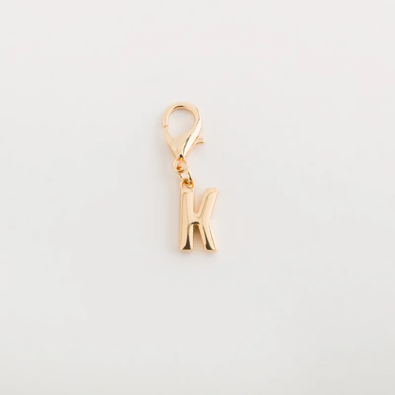 كاربيزا Women's Keyring Letter Charms Light Gold