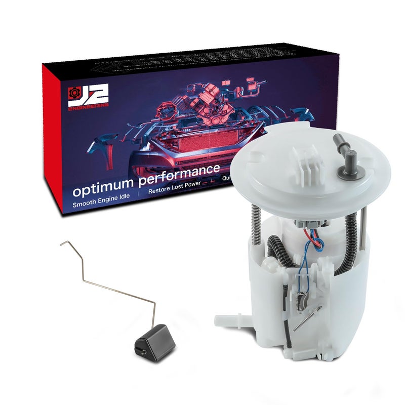 J2 Engineering Electric Fuel Pump Module Assembly Compatible with 0917 Jeep Wrangler 2018 Wrangler Jk 36L 38L J2FPM0241