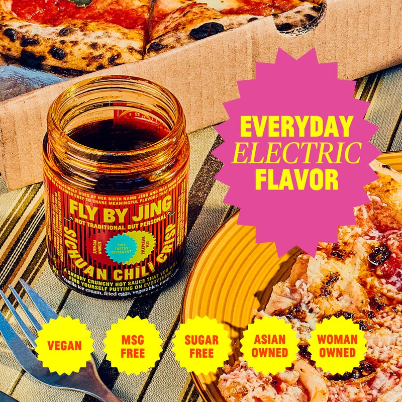 FLYBYJING Sichuan Chili Crisp - Premium Spicy Savory All-Natural Vegan Chili Oil - Crunchy Hot Sauce, Good on Everything, Sugar Free - 6oz (Pack of 1) - Image 2