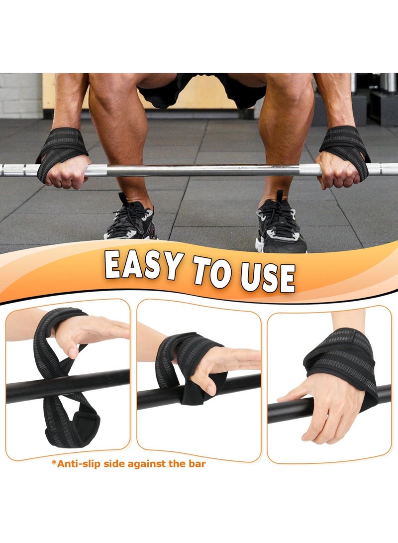 ماسكابوني أحزمة رفع الأثقال بشكل 8 مع دعم المعصم، حزام قبضة مانع للانزلاق لتمارين الديدلفت والقوة، أداة تمارين رياضية ثقيلة - Image 3