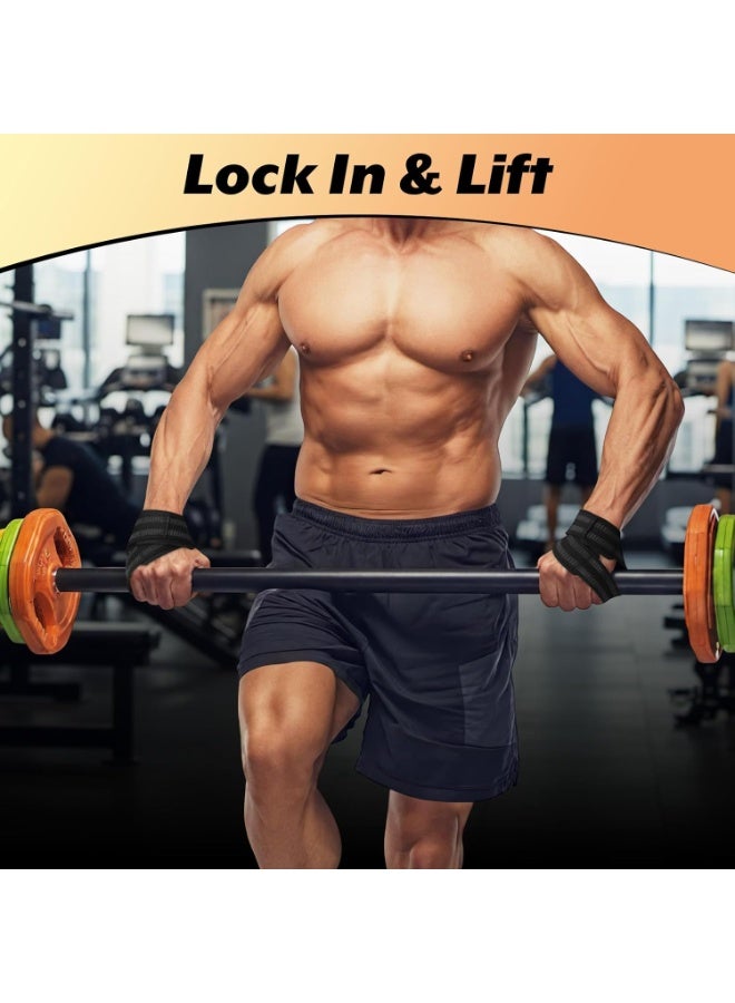 ماسكابوني أحزمة رفع الأثقال بشكل 8 مع دعم المعصم، حزام قبضة مانع للانزلاق لتمارين الديدلفت والقوة، أداة تمارين رياضية ثقيلة - Image 5