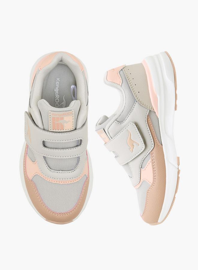 kangaROOS Kids' Panelled School Shoes With Hook And Loop Closure - Image 1