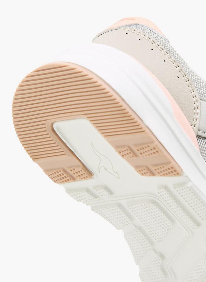 kangaROOS Kids' Panelled School Shoes With Hook And Loop Closure - Image 5