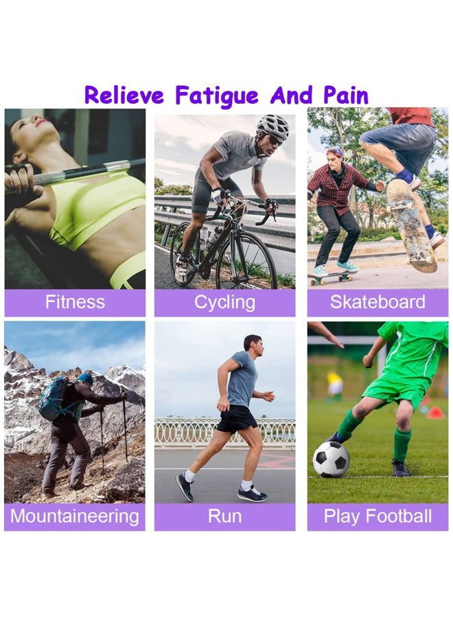 Conbella Ankle Foot Ice Pack Wrap for Injuries Reusable, Gel Bead ice Pack, Instant Pain Relief for Achilles Tendonitis, Plantar Fasciitis, Foot Heel - Soft Polyster Lining - Image 2