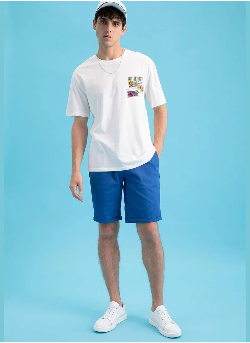 DeFacto Man Relax Fit Crew Neck Short Sleeve T-Shirt