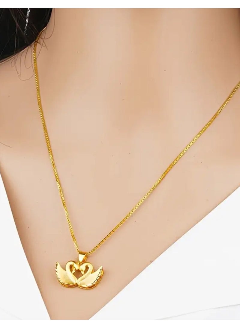GOLDMAX 21k Gold Plated Necklace For Women  - Image 1