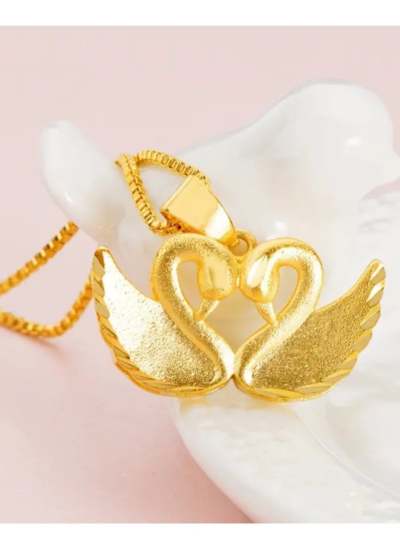 GOLDMAX 21k Gold Plated Necklace For Women  - Image 3
