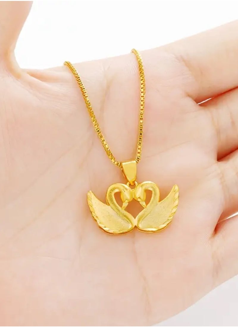 GOLDMAX 21k Gold Plated Necklace For Women  - Image 2
