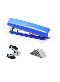 AIWANTO Aiwanto Desktop Stapler With 1000Pcs Stapler Pin And Staple Remover For Office School And Home (Blue)  - Image 1