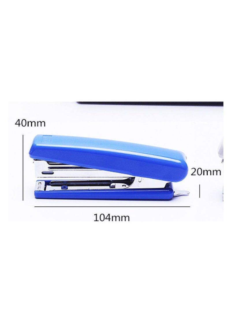 AIWANTO - Aiwanto Desktop Stapler With 1000Pcs Stapler Pin And Staple Remover For Office School And Home (Blue) - Image 1