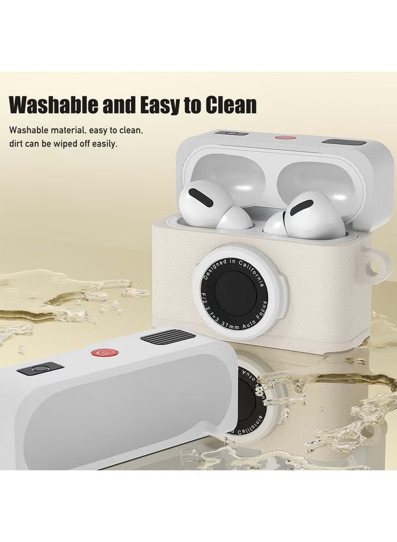 Rock Pow for AirPods pro 3 (3th Generation) Case Cover,with Keychain and Cleaner Kit,Cute Cartoon Cool AirPods pro3 Case,Retro 3D Camera Protective Silicone Skin Cover for Airpods pro3 Case - Image 5