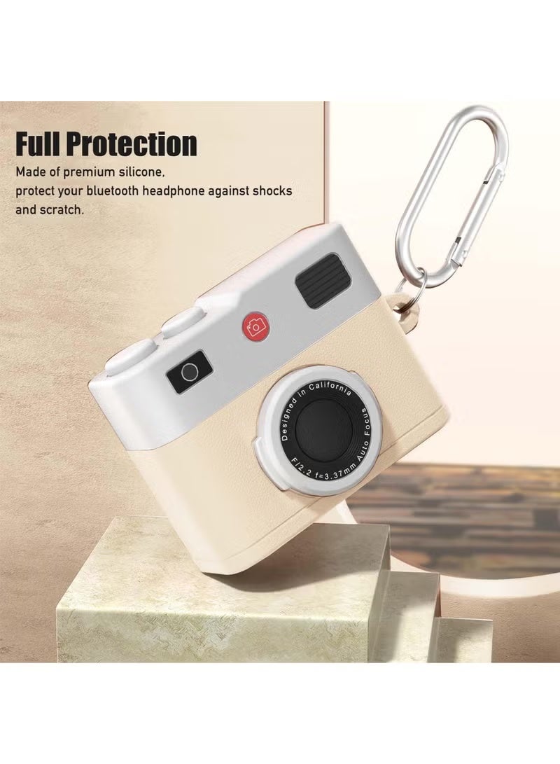 Rock Pow for AirPods pro 3 (3th Generation) Case Cover,with Keychain and Cleaner Kit,Cute Cartoon Cool AirPods pro3 Case,Retro 3D Camera Protective Silicone Skin Cover for Airpods pro3 Case - Image 2