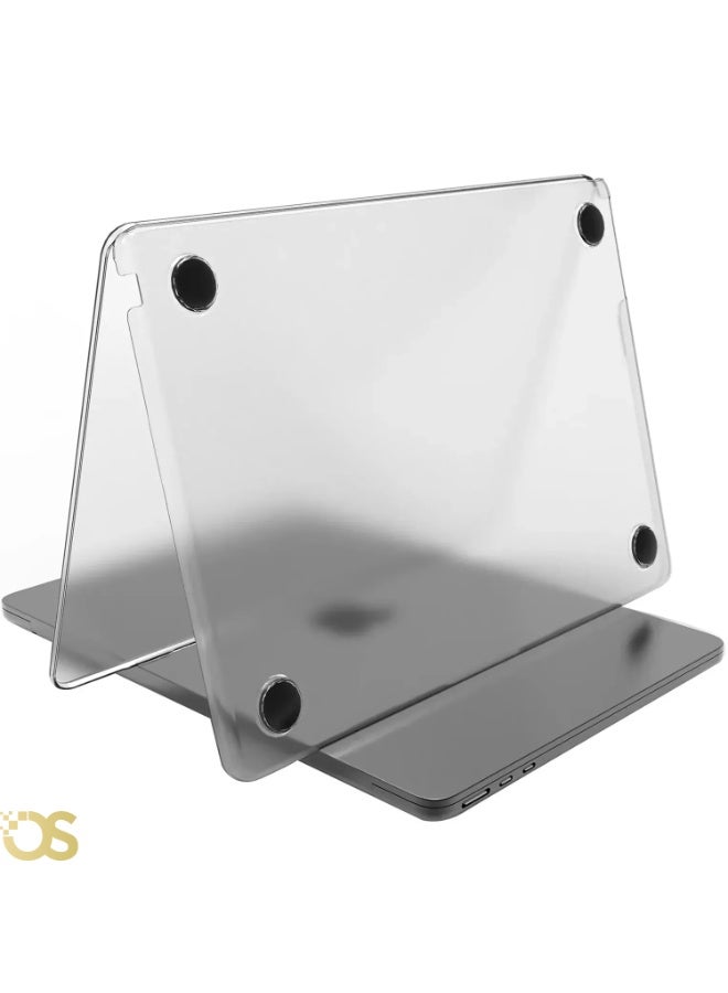 OS STORE Hard Shell Case for MacBook Air 15-inch — Scratch and impact resistant protection, slim and lightweight design with ventilation to maintain device cooling, easy to install and ideal for daily use — Compatible with MacBook Air 15 models A3241 M4 2025, A3114 M3 2024, A2941 M2 2023 (Crystalline sand 
 hardshell case D-GRAY WITH screen protector) - Image 3