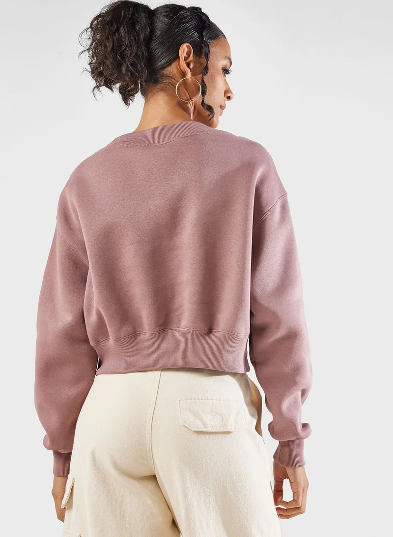 Nike Nsw Phoenix Fleece Cropped Sweatshirt