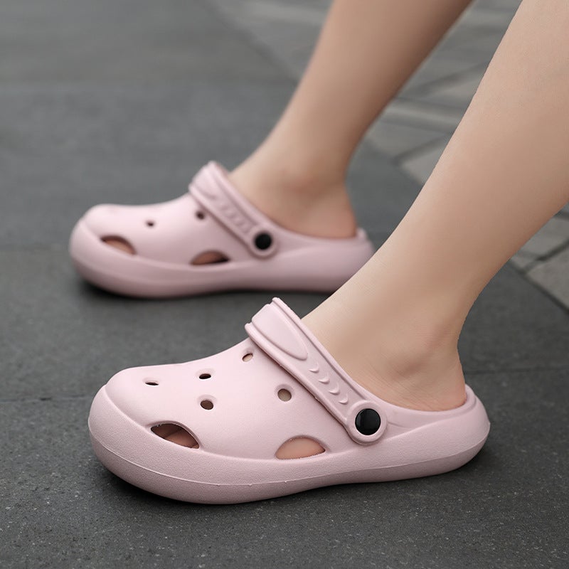 Children'S Baotou Slippers Indoor Soft-Soled Non-Slip Hole Shoes Summer Large Children'S Beach Shoes Men'S And Women'S Sandals - Image 2