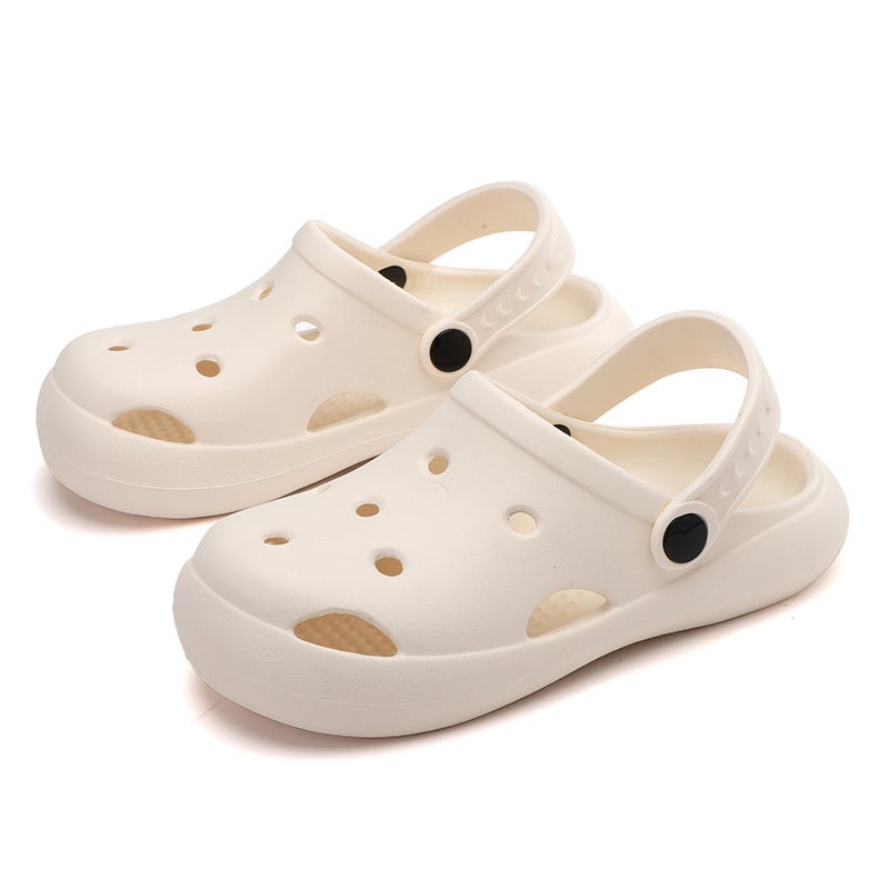Children'S Baotou Slippers Indoor Soft-Soled Non-Slip Hole Shoes Summer Large Children'S Beach Shoes Men'S And Women'S Sandals - Image 1