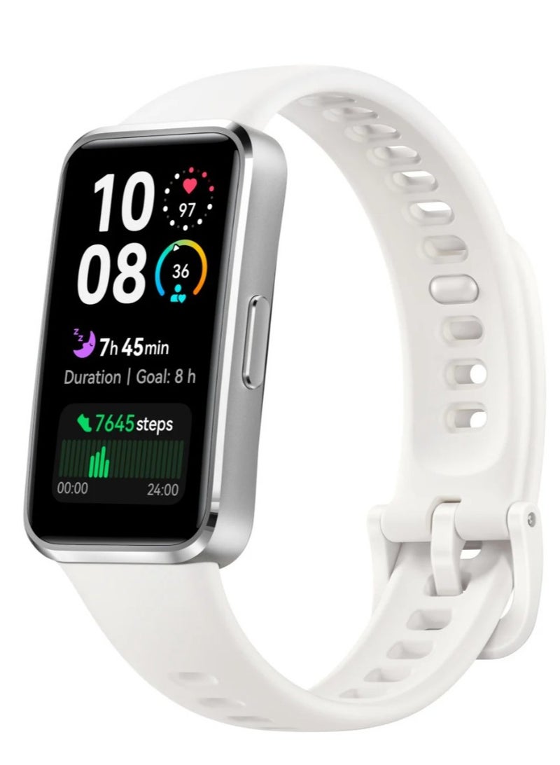 Huawei eKit "Sleek White Huawei Band 10 – AI-Powered Fitness & Sleep Monitoring with Ultra-Accurate Sports Modes" - Image 2