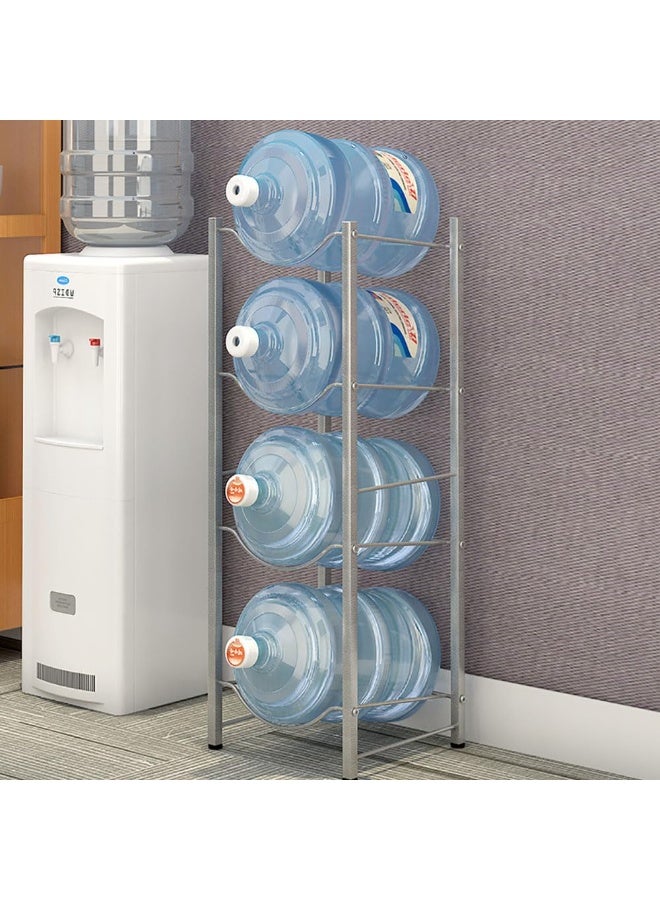 Water Bottle Storage Stand 4 Tier Water Bottle Rack 5 Gallons Water Bottle Storage Holder Heavy Duty Water Bottle Stand for Home Kitchen and Office Easy To Assemble (4Layer) - Image 1