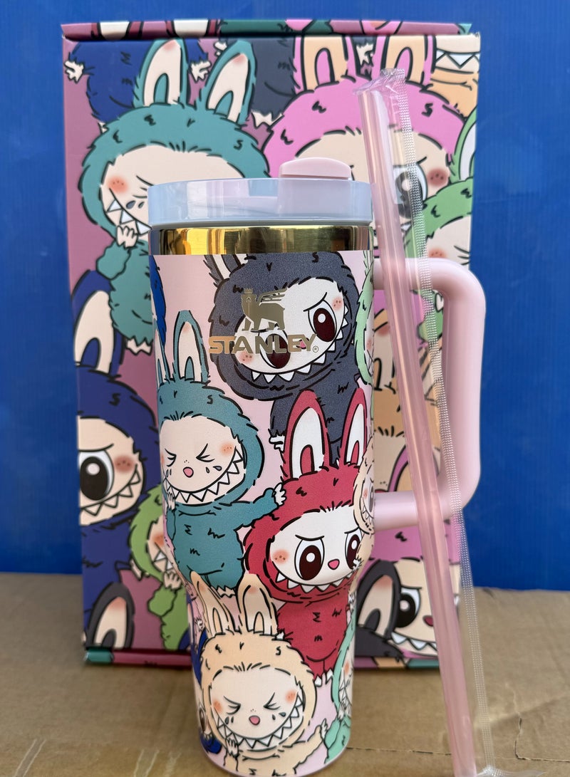 Stanley Quencher H2.0 Stainless Steel Vacuum Insulated Tumbler with Lid and Straw for Water, Iced Tea or Coffee, Smoothie and More, 40oz/1.18L，Presented in Elegant Gift-Ready Packaging - Image 3